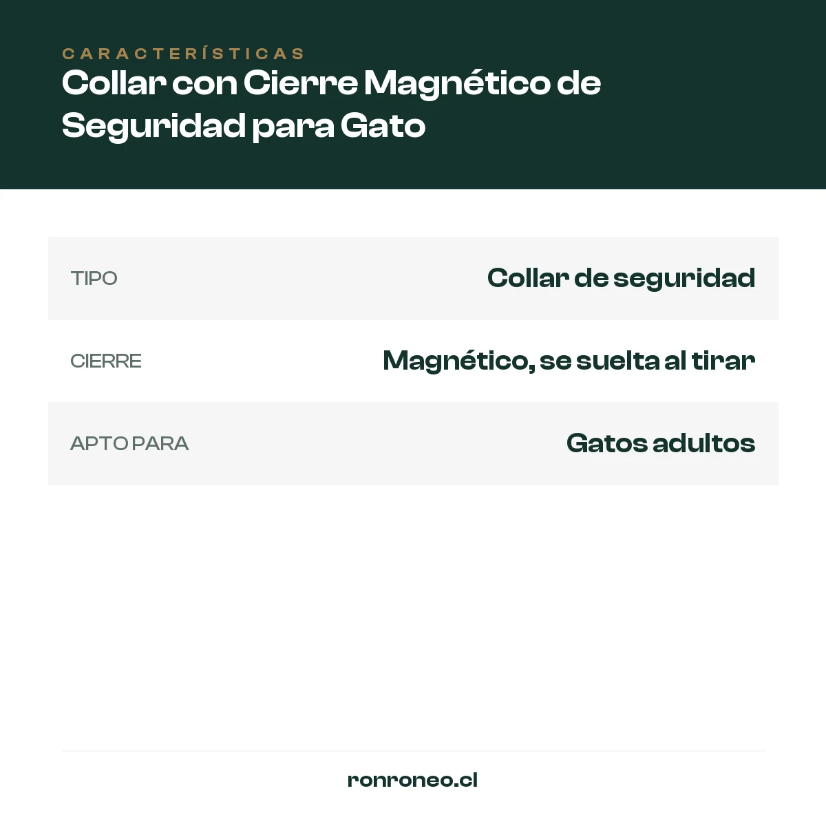 Collar con Cierre Magnético de Seguridad para Gato — foto 3