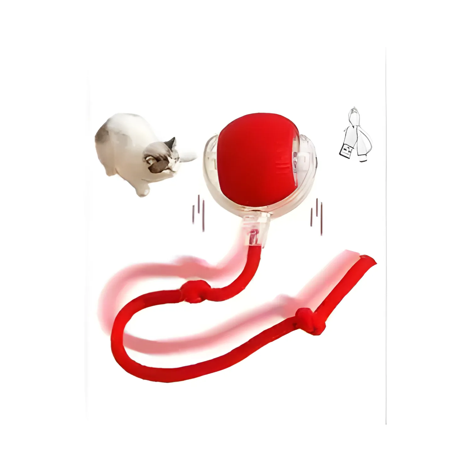 Pelota Interactiva para Gato 5 cm