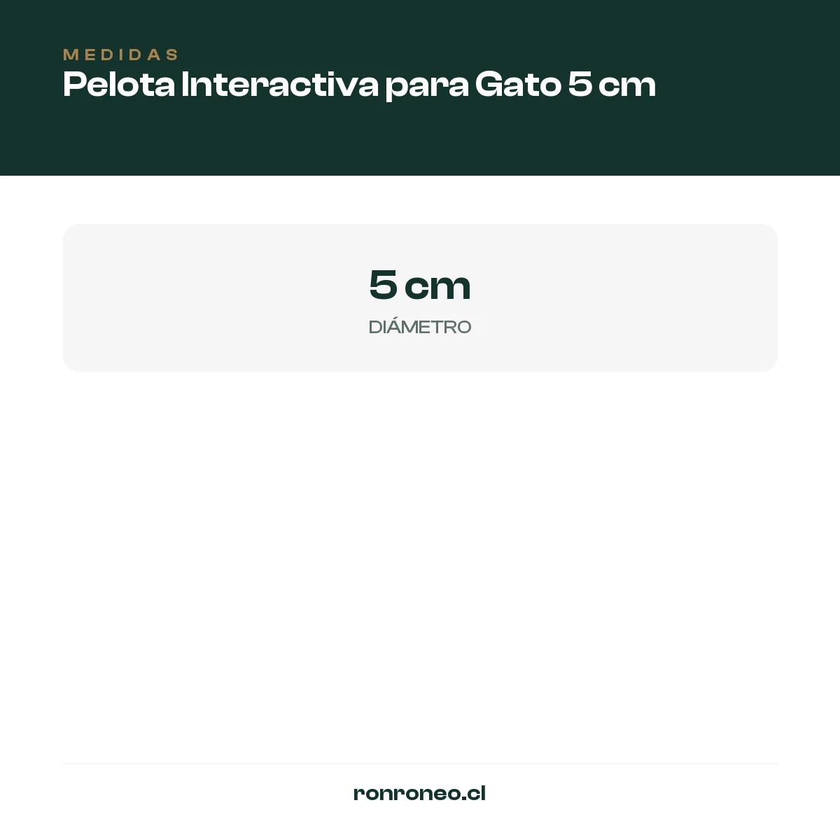 Pelota Interactiva para Gato 5 cm — foto 2