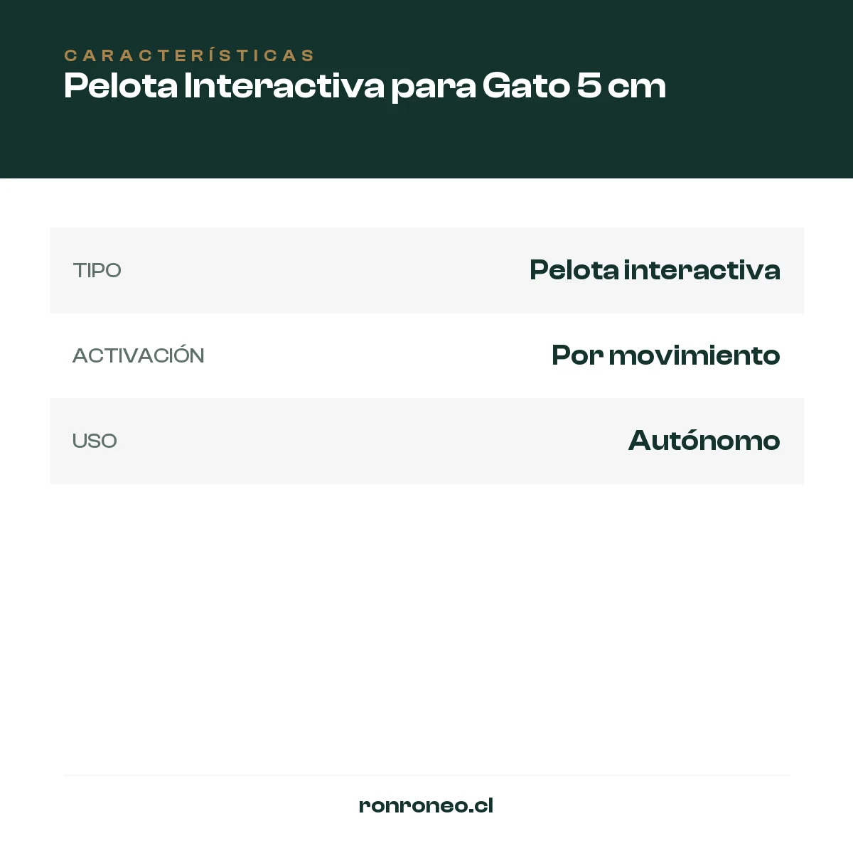 Pelota Interactiva para Gato 5 cm — foto 3
