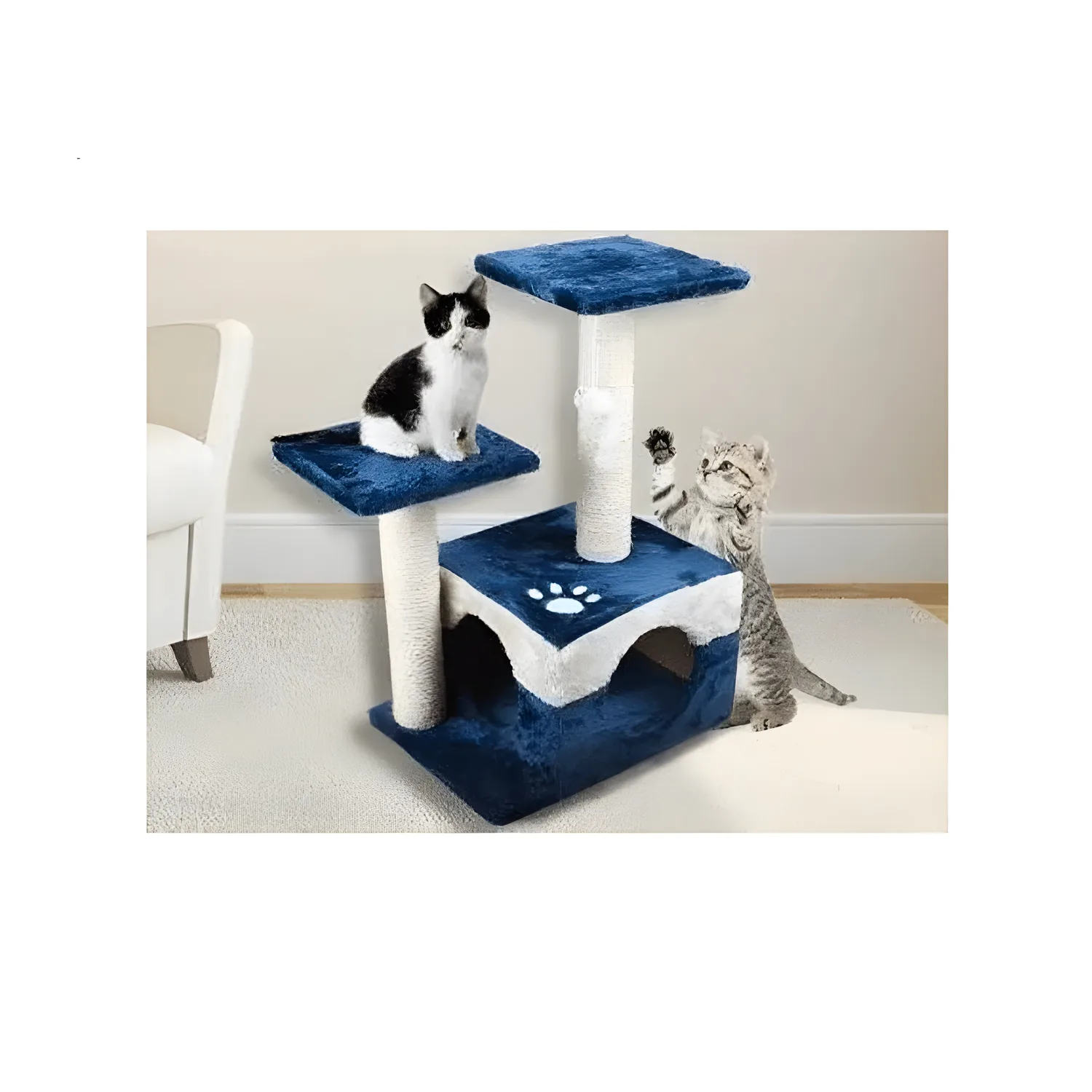 Rascador Torre 43 × 33 × 66 cm para Gato