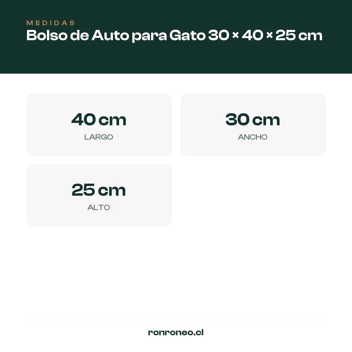 Bolso de Auto para Gato 30 × 40 × 25 cm — foto 3